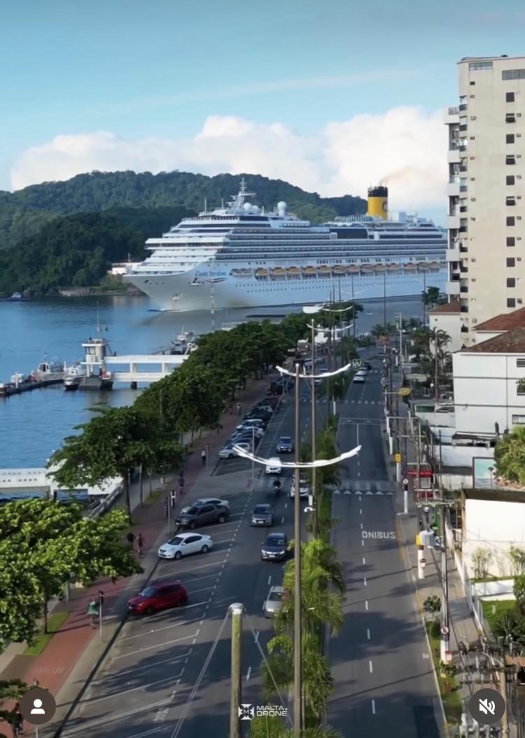 Apartamento Em Santos No Gonzaga Em Frente A Praia Экстерьер фото