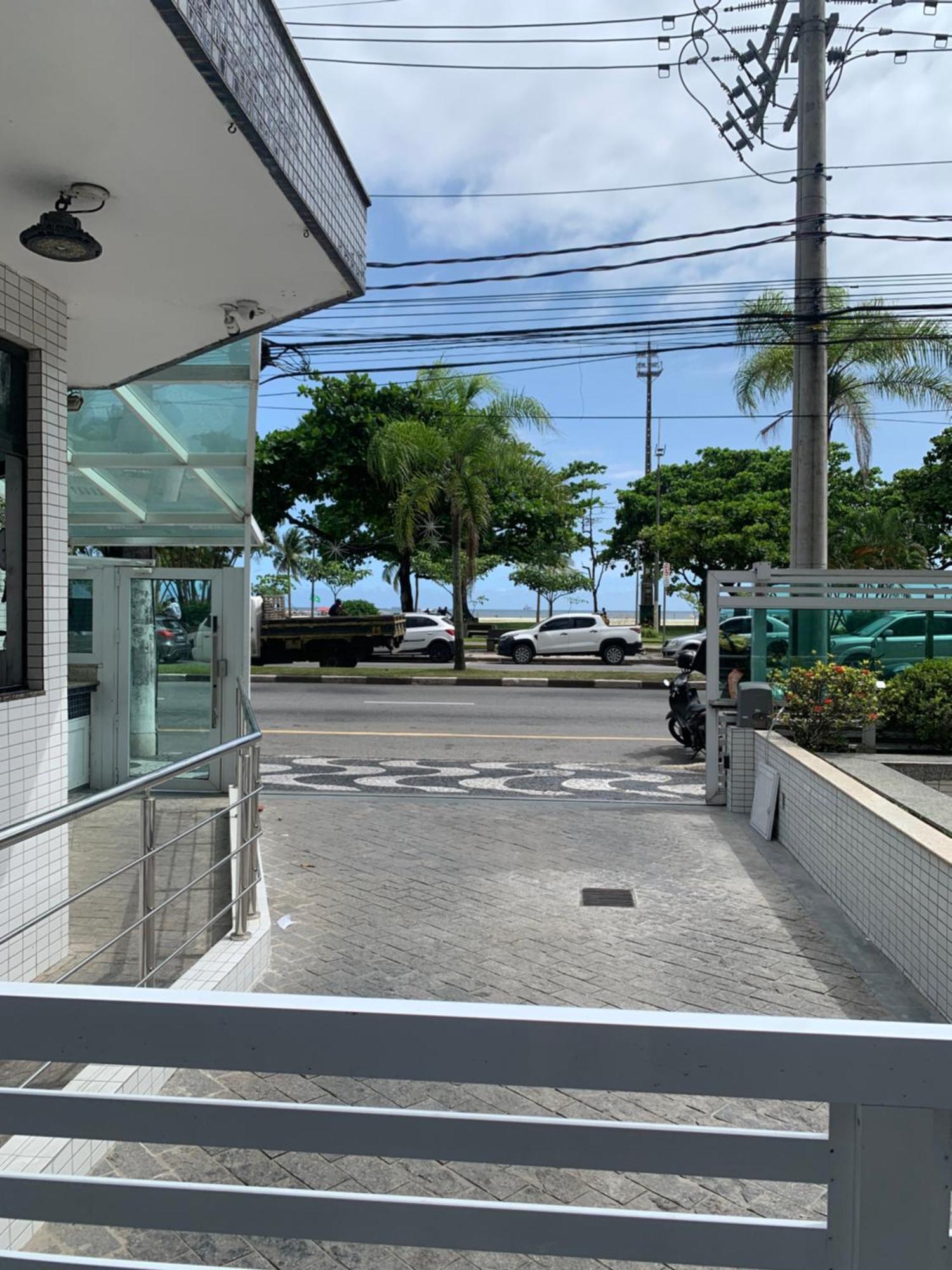 Apartamento Em Santos No Gonzaga Em Frente A Praia Экстерьер фото