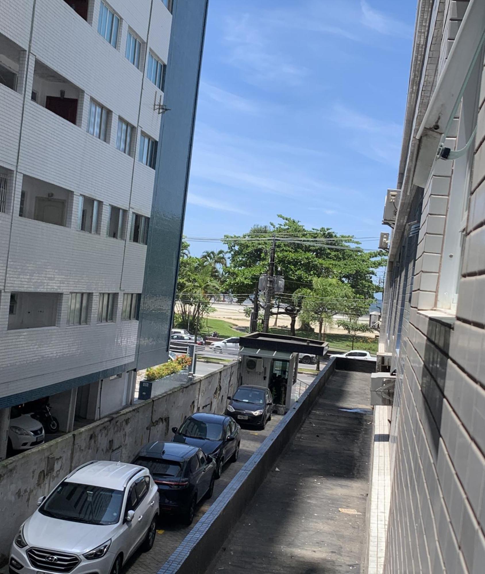 Apartamento Em Santos No Gonzaga Em Frente A Praia Экстерьер фото